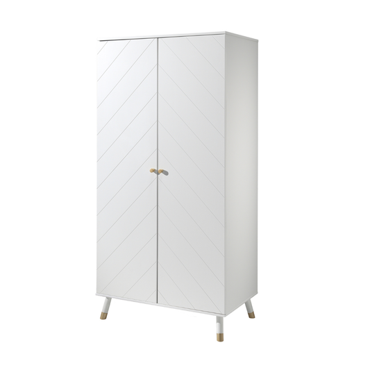 VIPACK JAXX BILLY 2 door wardrobe white