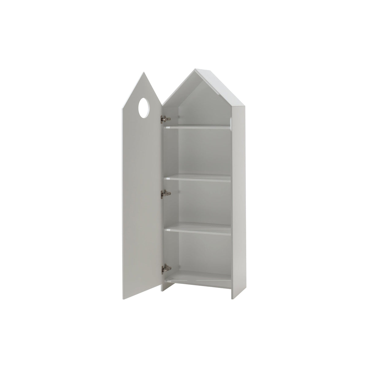 VIPACK JAXX CASAMI Beach Hut Single Wardrobe – White with Pink Door
