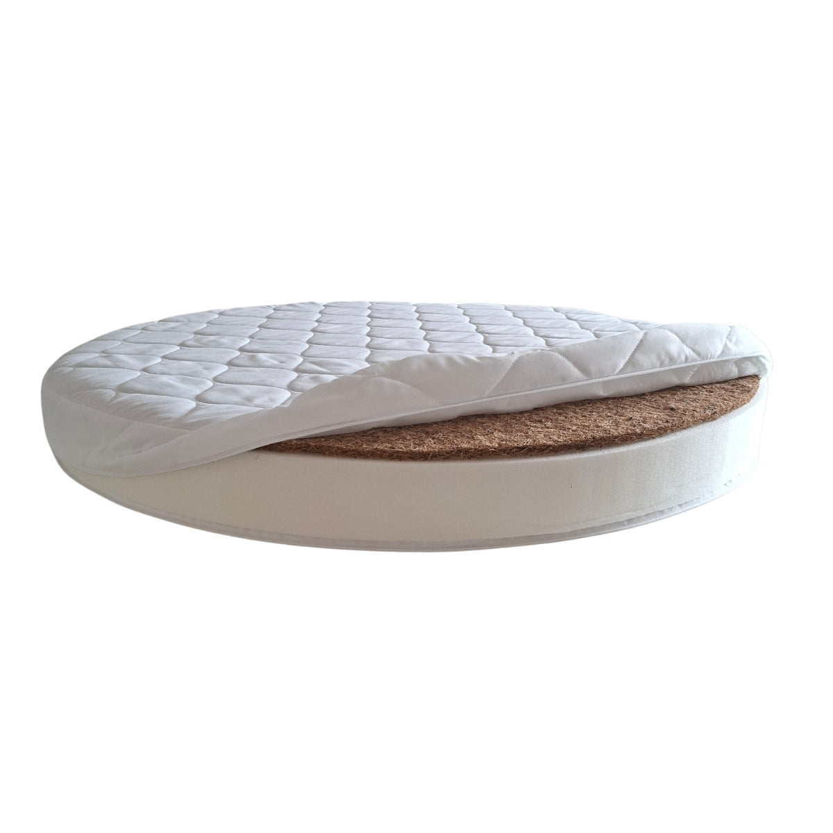VIPACK JAXX Round Baby Playpen Mattress 90cm – Coconut Coir