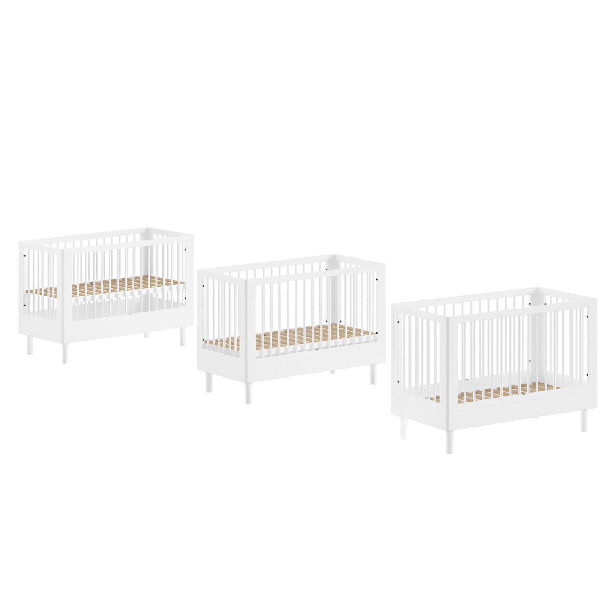 VIPACK JAXX FORREST cot 120 x 60cm white