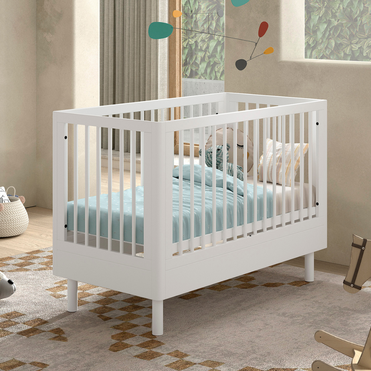 VIPACK JAXX FORREST cot 120 x 60cm white