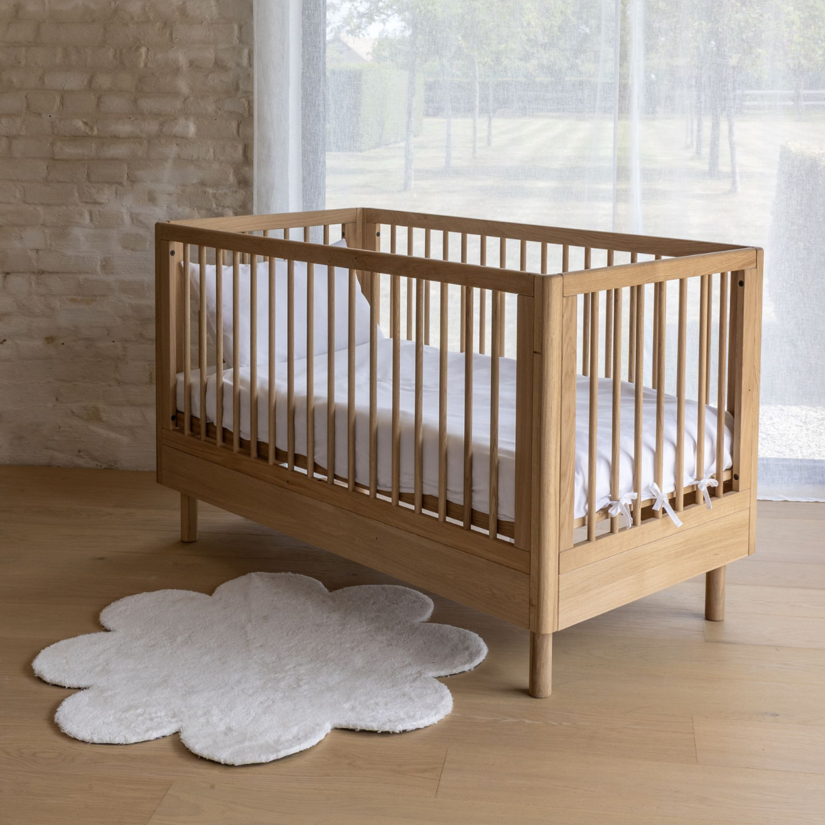VIPACK JAXX FORREST OAK cot bed 140 x 70cm