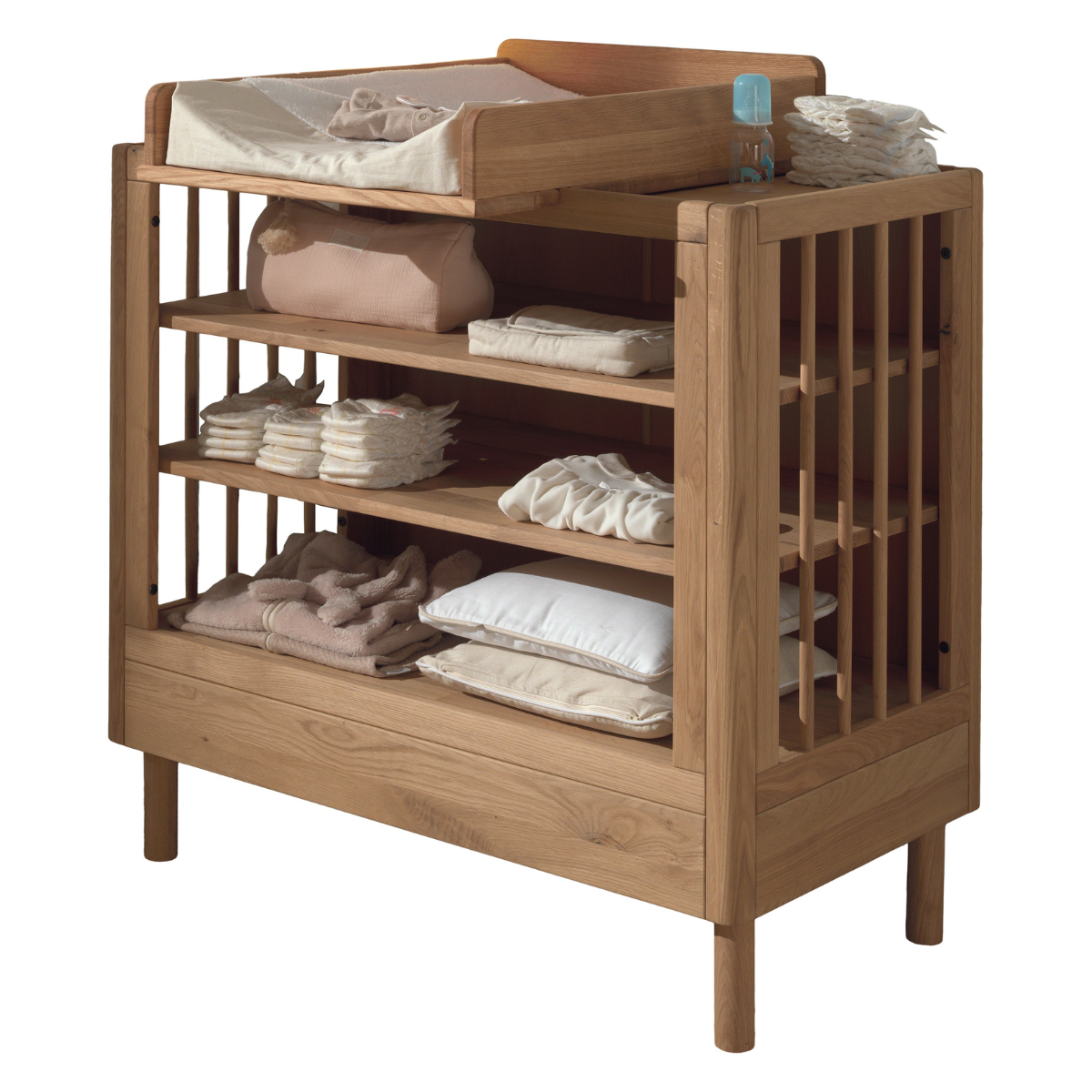 VIPACK JAXX FORREST changing unit with changing top oak
