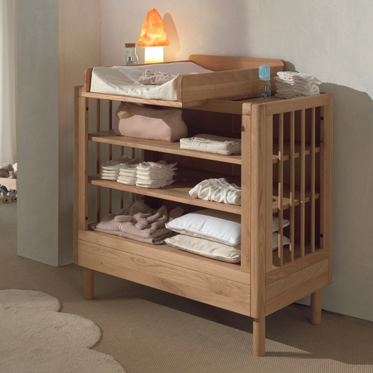 VIPACK JAXX FORREST changing unit with changing top oak