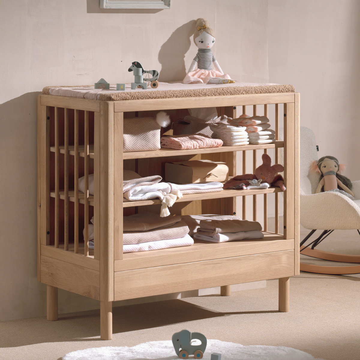 VIPACK JAXX FORREST changing table oak