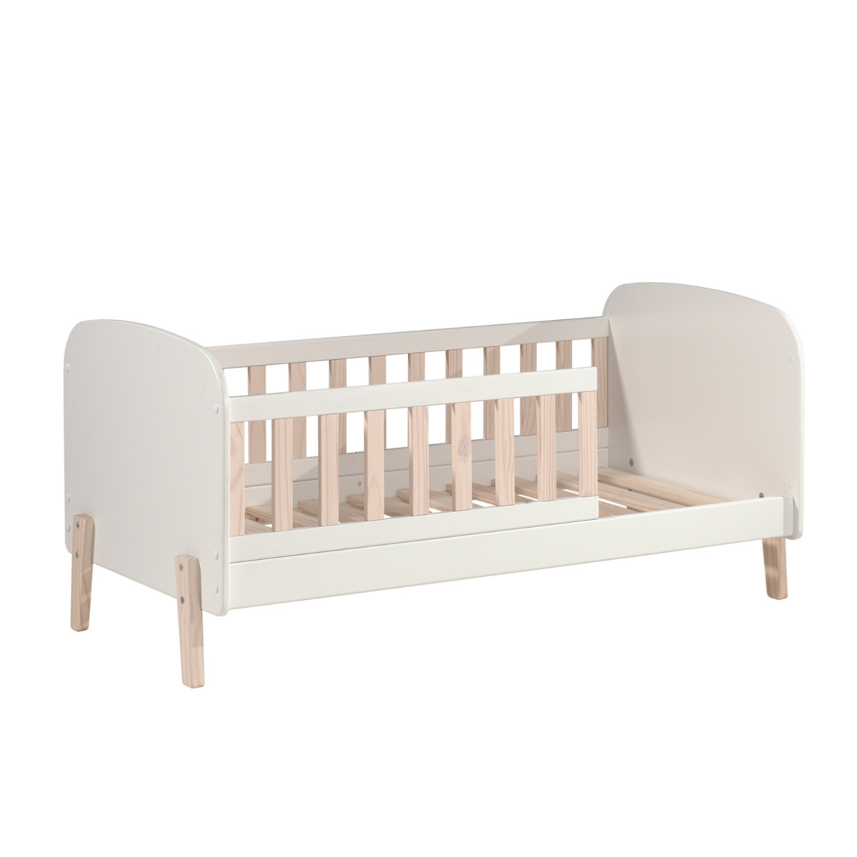 VIPACK JAXX KIDDY toddler bed 140 x 70cm white
