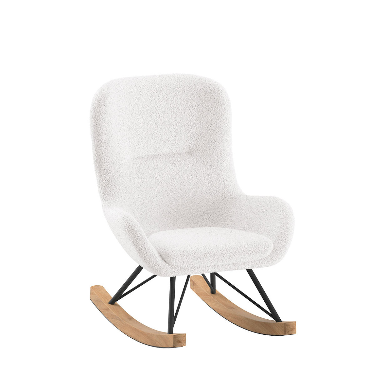 VIPACK JAXX ROCKY kids mini rocking chair white