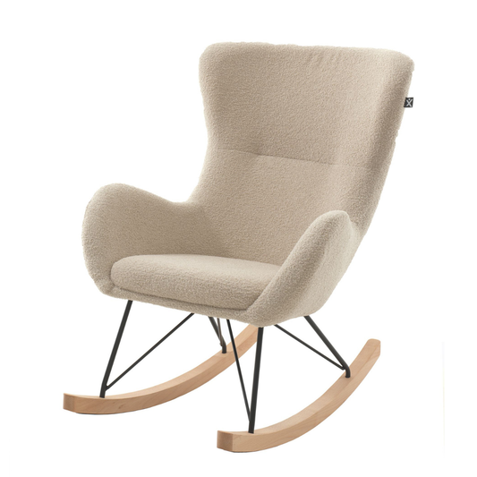 VIPACK JAXX ROCKY maxi rocking chair teddy beige