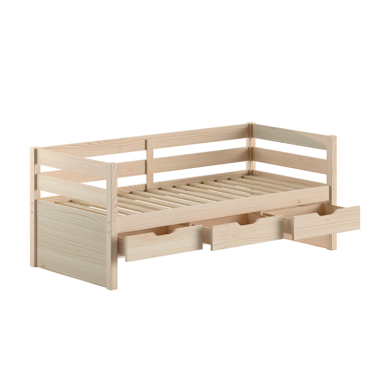 VIPACK MARGRIT European cabin bed 90 X 200 cm milky pine