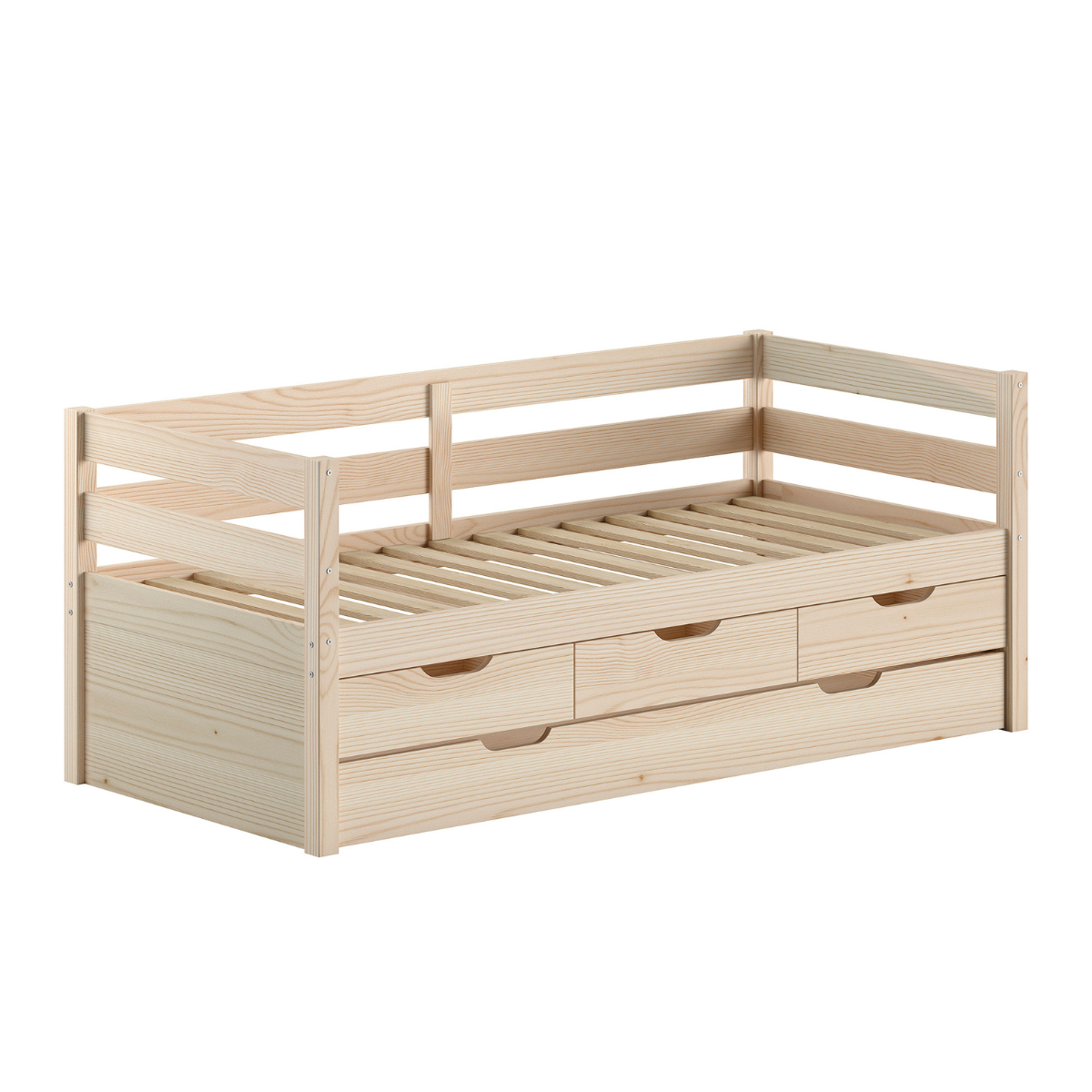 VIPACK underbed drawer milky pine