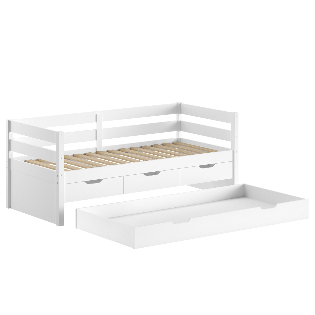 VIPACK underbed drawer white