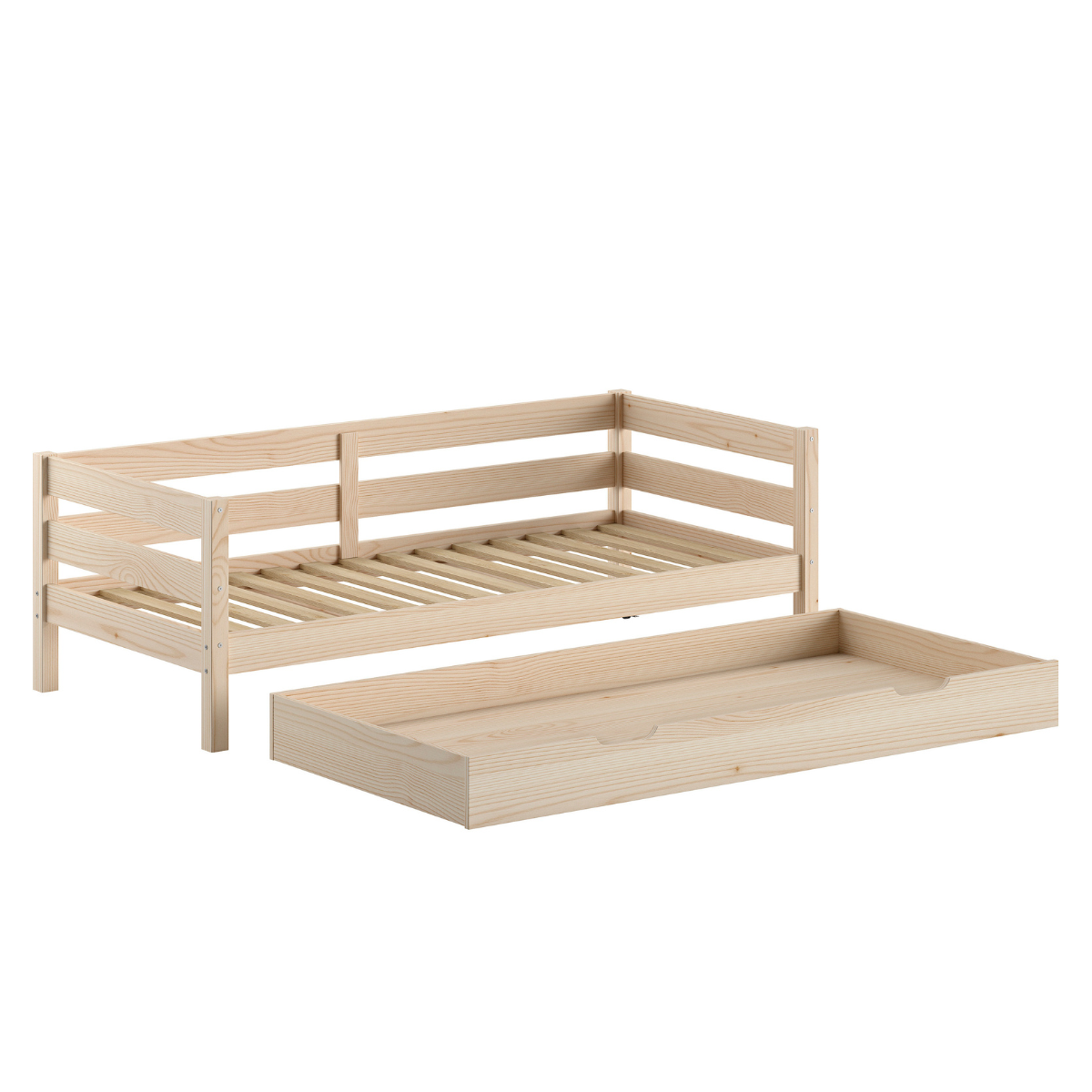 VIPACK MARGRIT European cabin bed low 90 X 200 cm pine