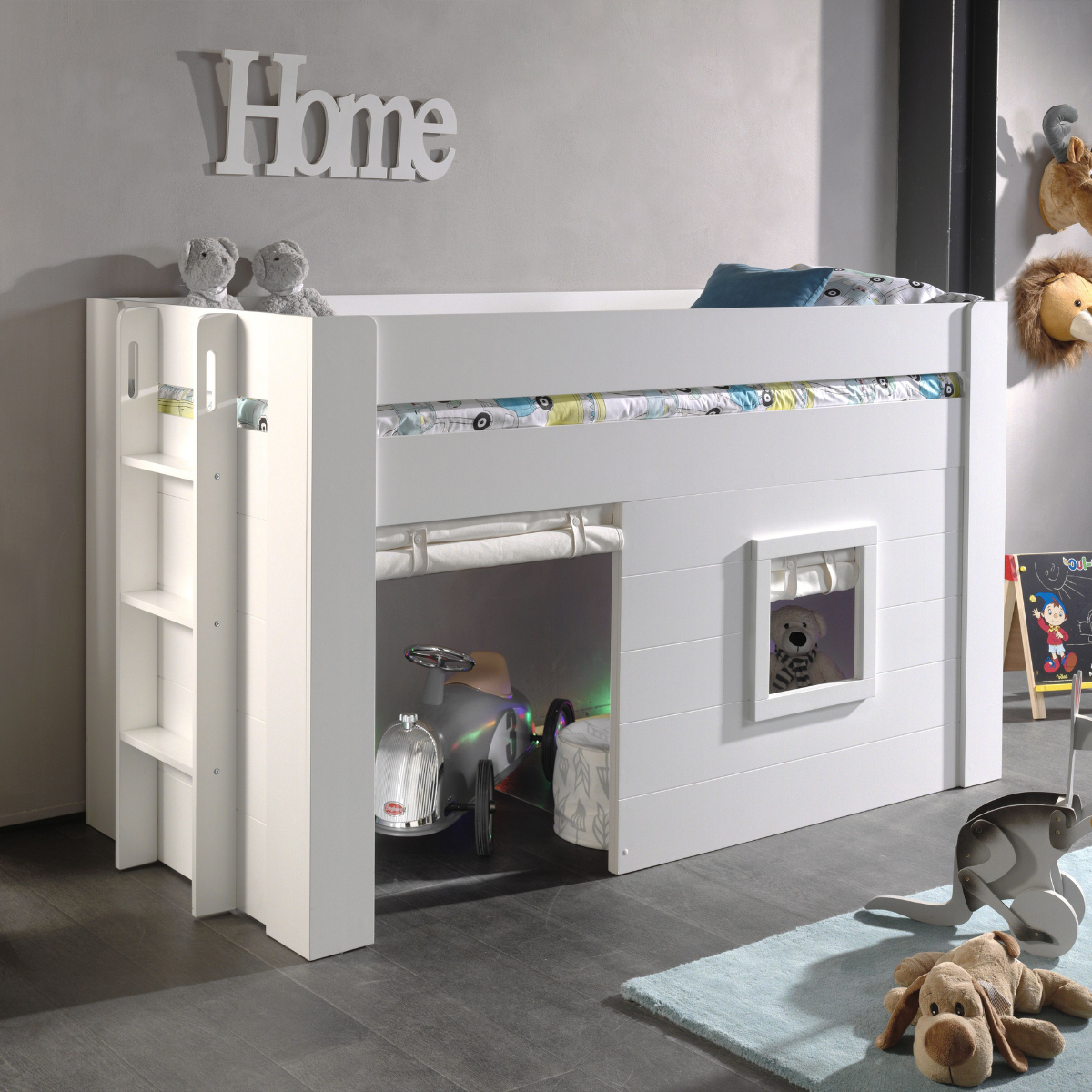 VIPACK NOAH European mid sleeper 90 X 200cm white