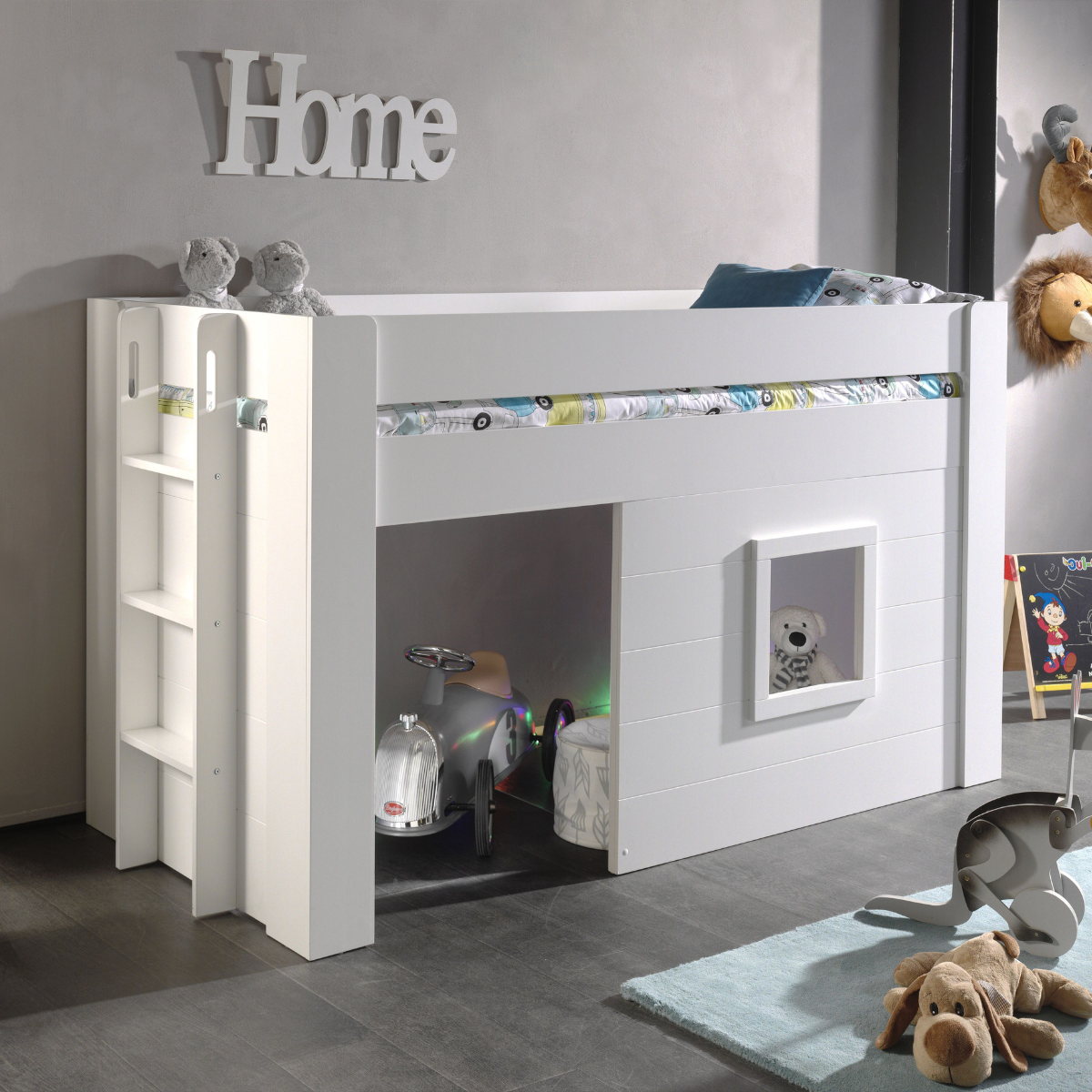 VIPACK NOAH European mid sleeper 90 X 200cm white