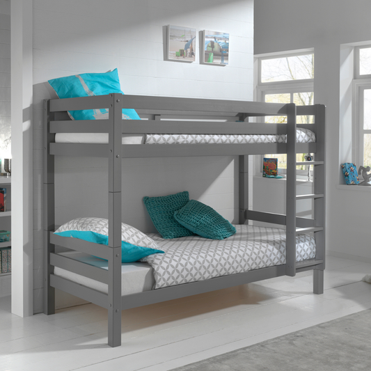 VIPACK PINO bunk bed 90 X 200cm grey