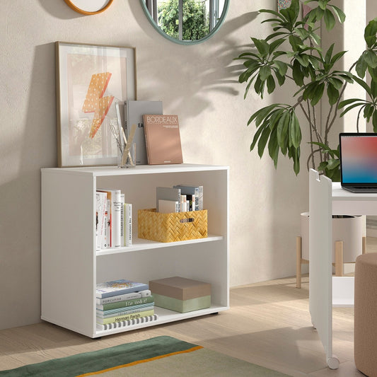 VIPACK PRIMO Underbed Bookcase – White