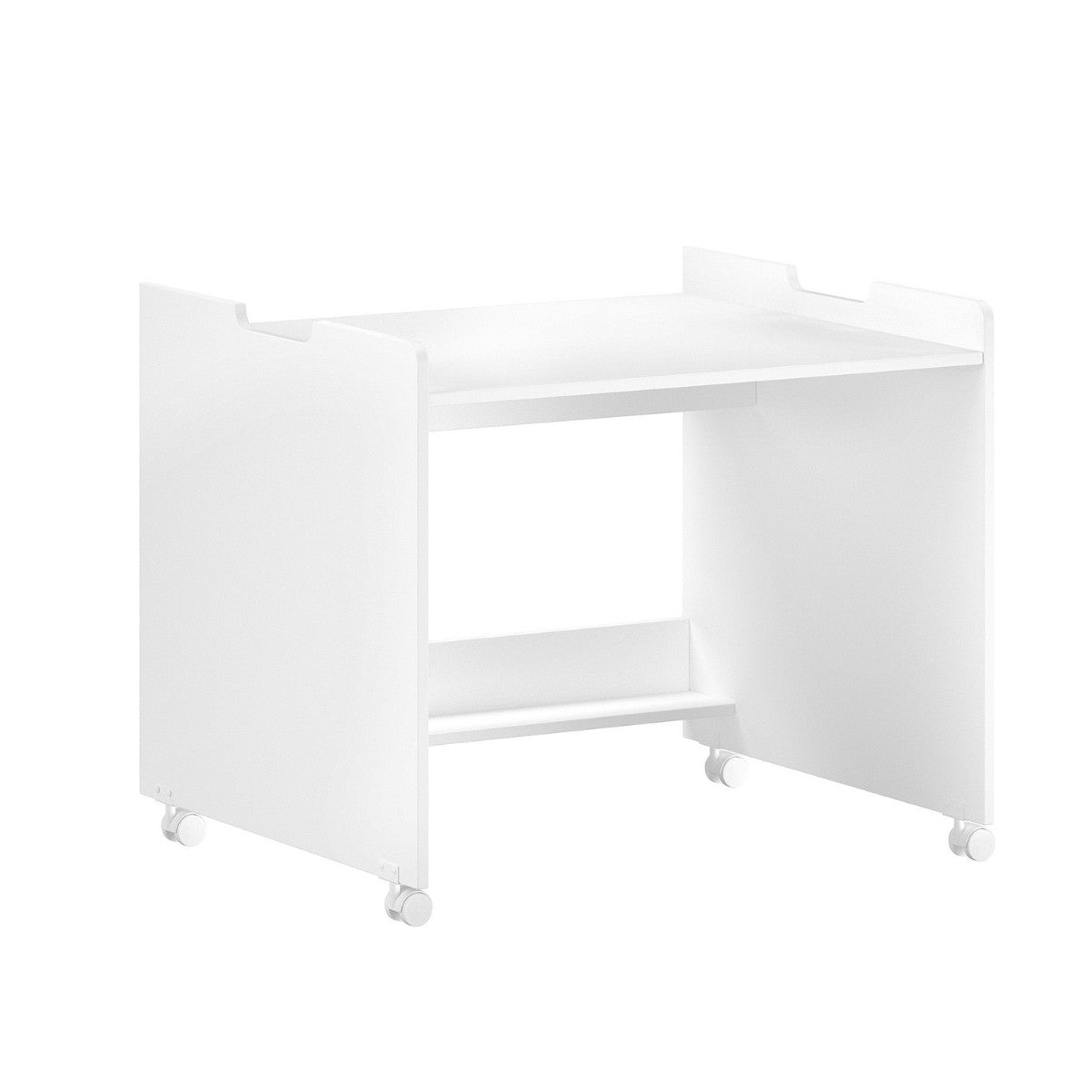 VIPACK PRIMO mid sleeper pull out desk white on plain white background