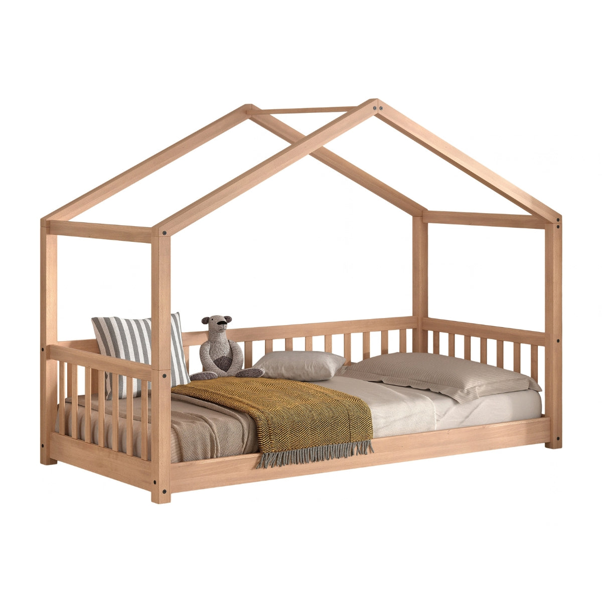 VIPACK SEDA House Floor Bed – Natural