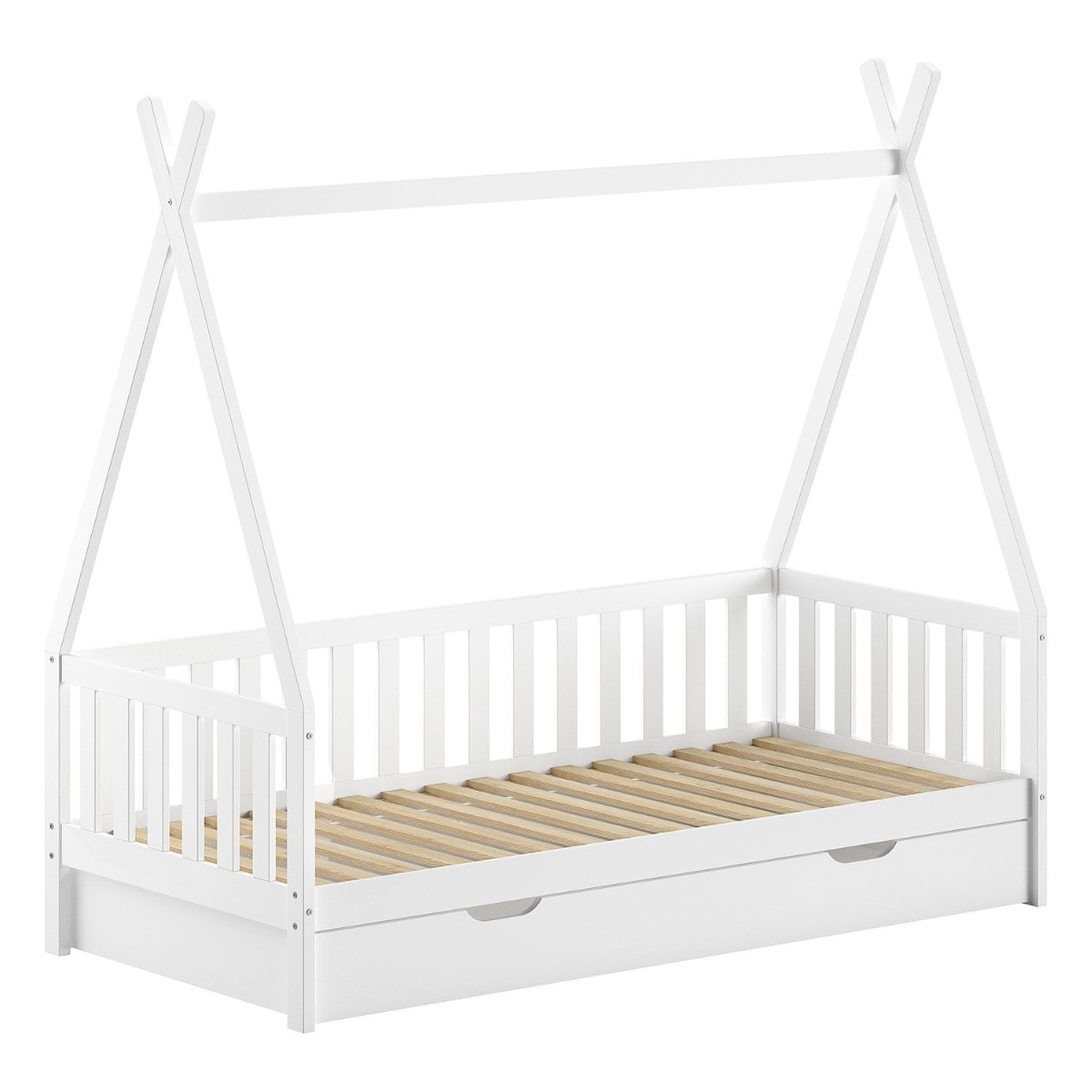 VIPACK TIPI single teepee bed 90 X 200cm white