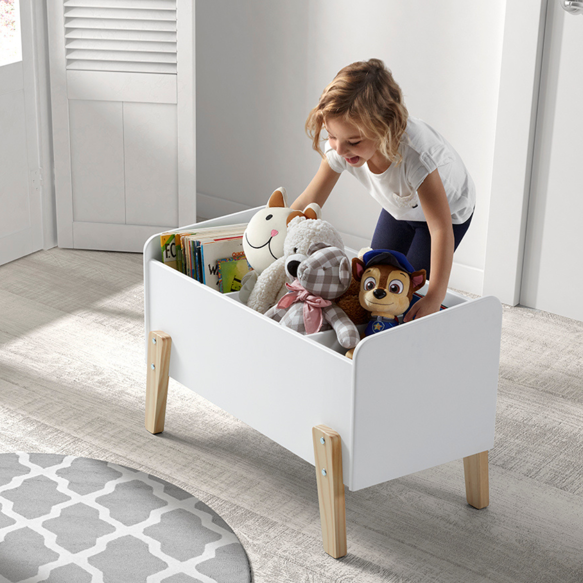 VIPACK JAXX KIDDY toy box white