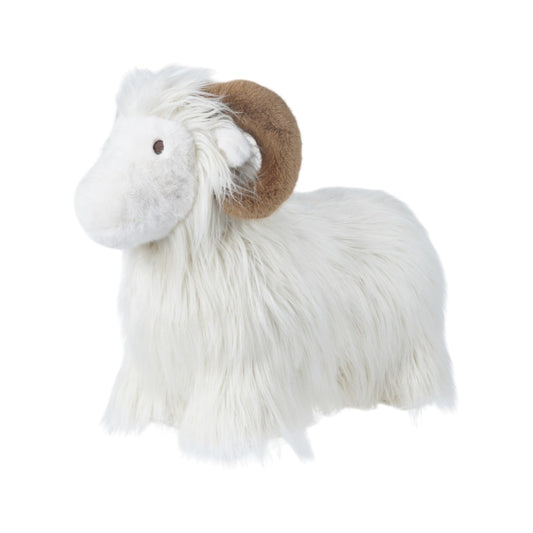 Wild & Soft Soft Bouncy Ram plush bouncing toy for children aged 3 years+ on plain white background