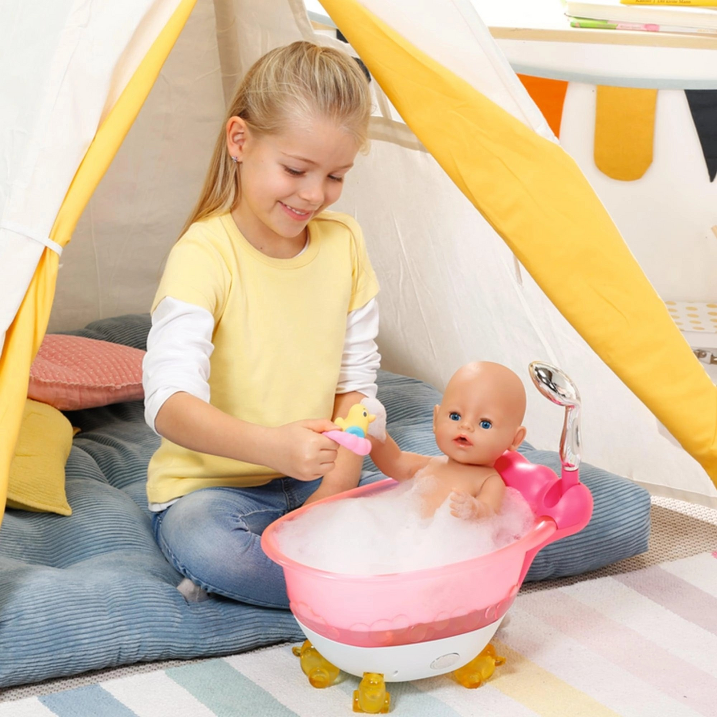 BABY BORN MAGIC GIRL DOLL IN LIGHT PINK OUTFIT - 17INCH/43CM