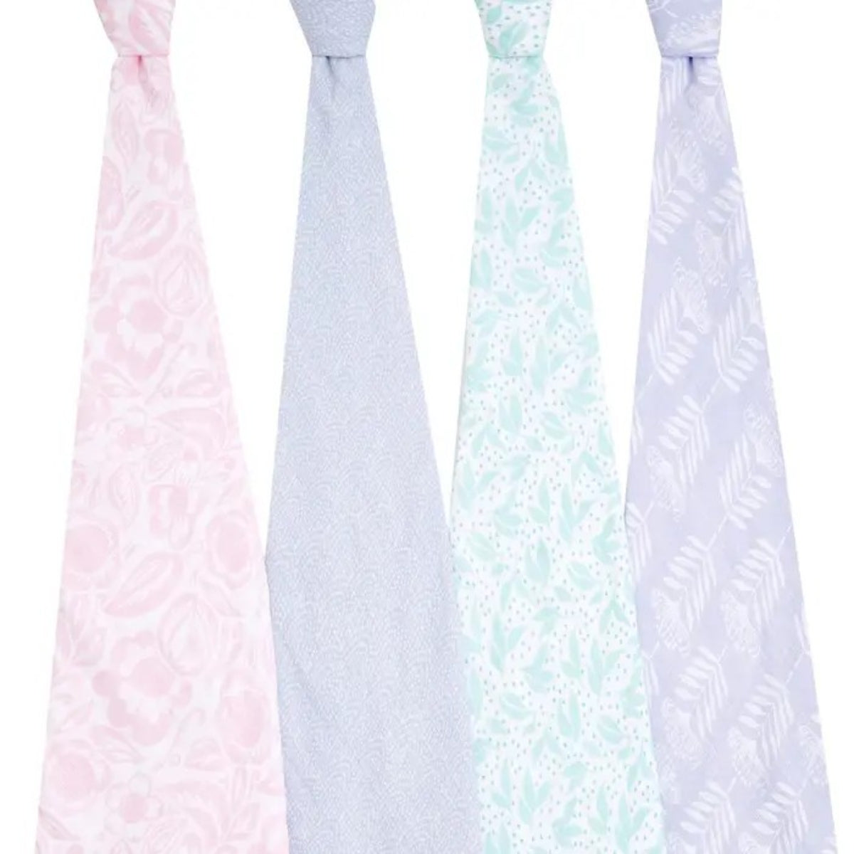 aden + anais Essentials Cotton Muslin Swaddle Blankets 4 Pack – Damsel
