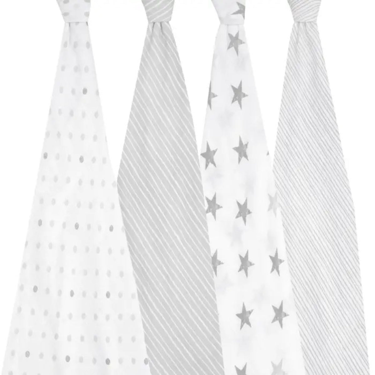 aden + anais Essentials Cotton Muslin Swaddle Blankets 4 Pack – Dusty