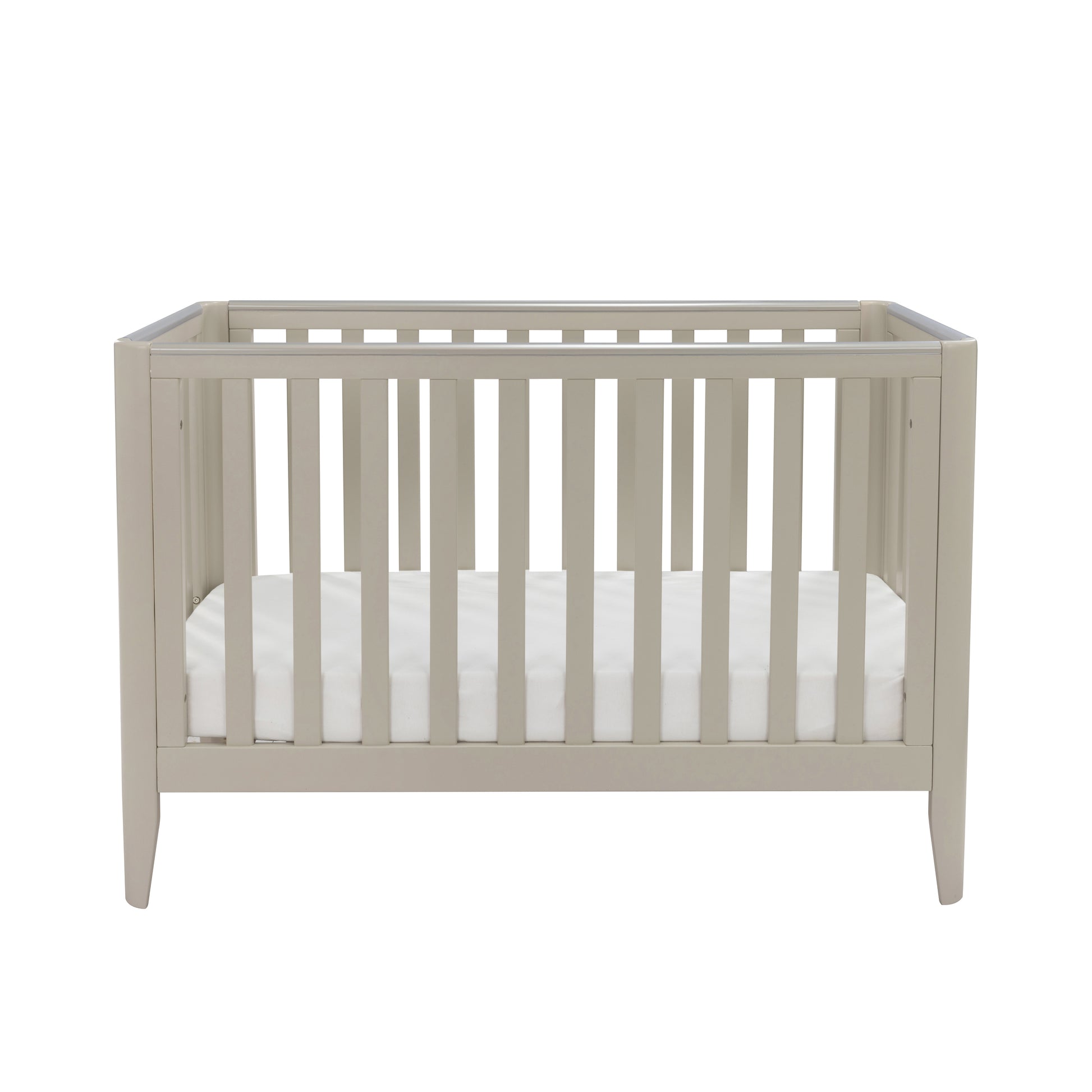 Babymore Iris cot bed 120x60cm cashmere on plain white background