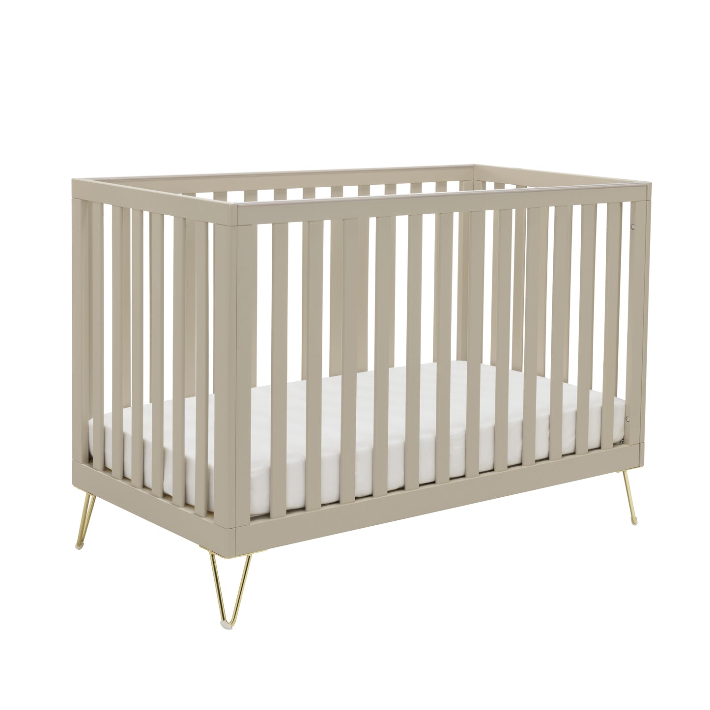 Babymore Kimi Cot Bed 120 x 60cm Cashmere