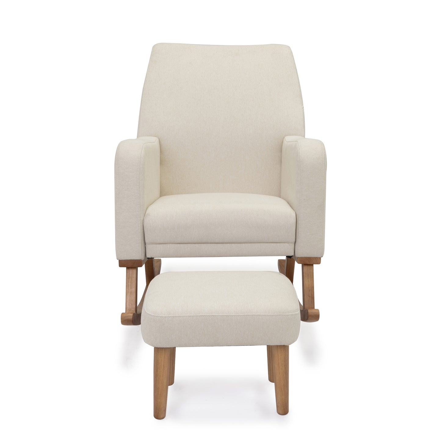 Babymore Callie Nursing Chair with Stool Ivory