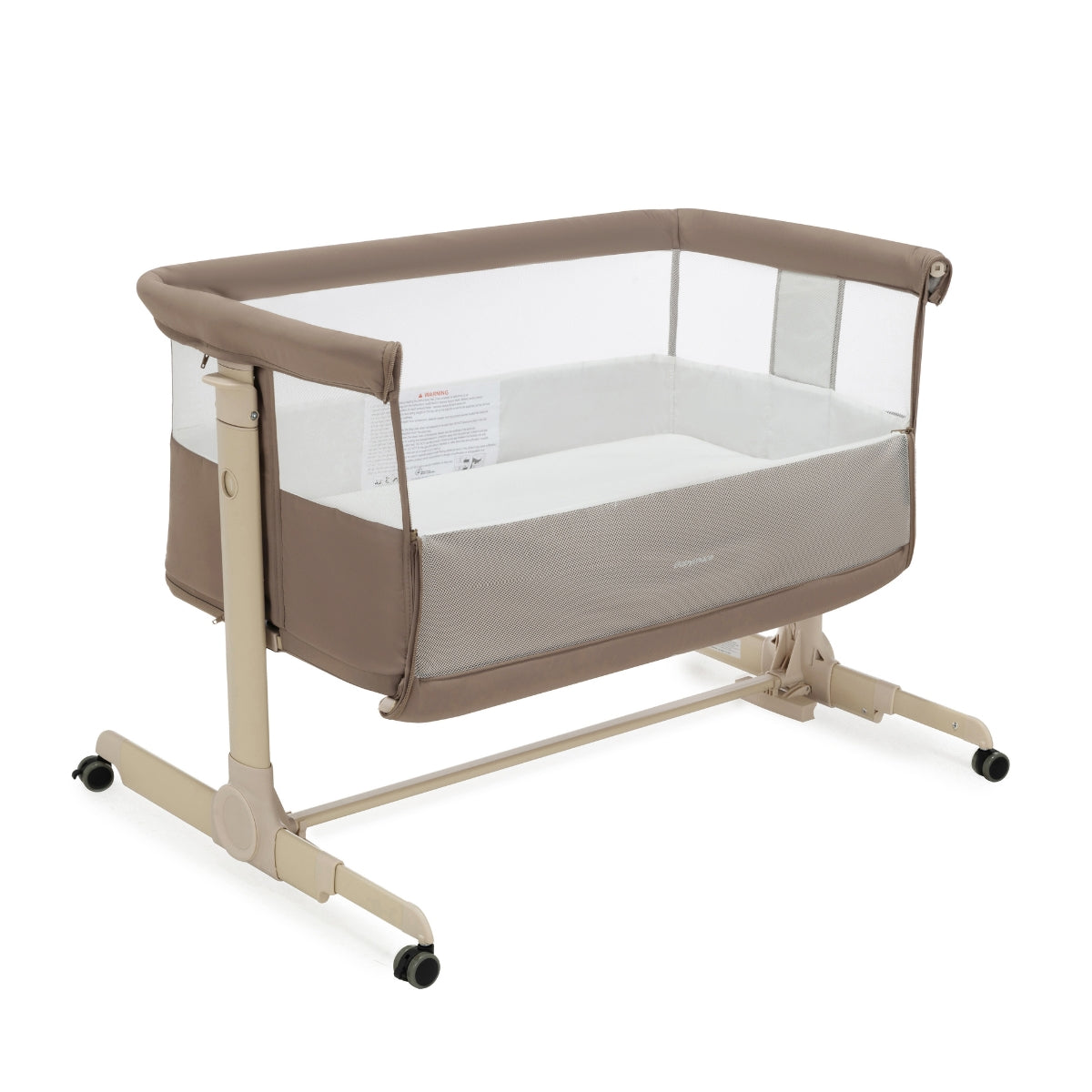 Babymore Neera Co-Sleeper Bedside Crib Mocha