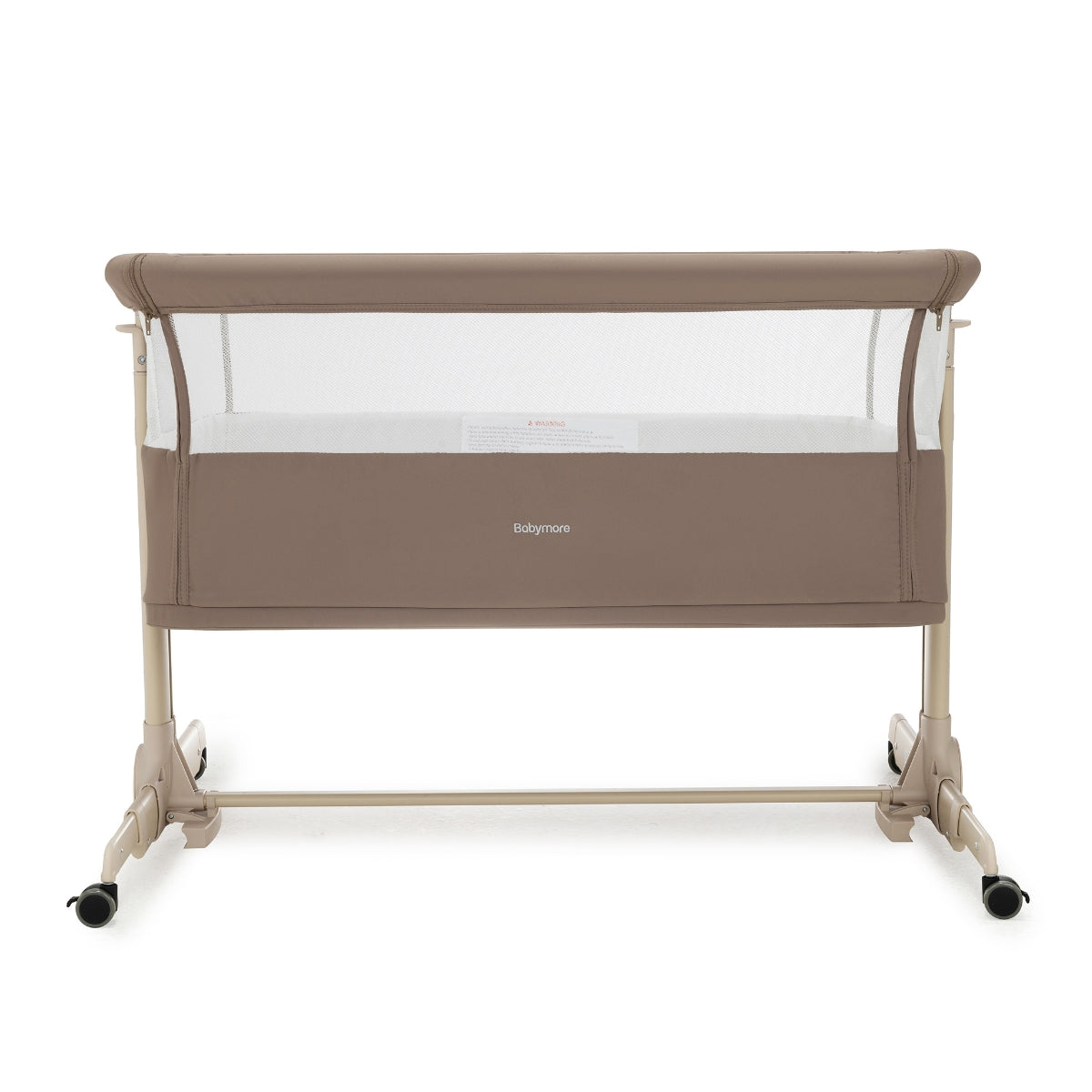 Babymore Neera Co-Sleeper Bedside Crib Mocha