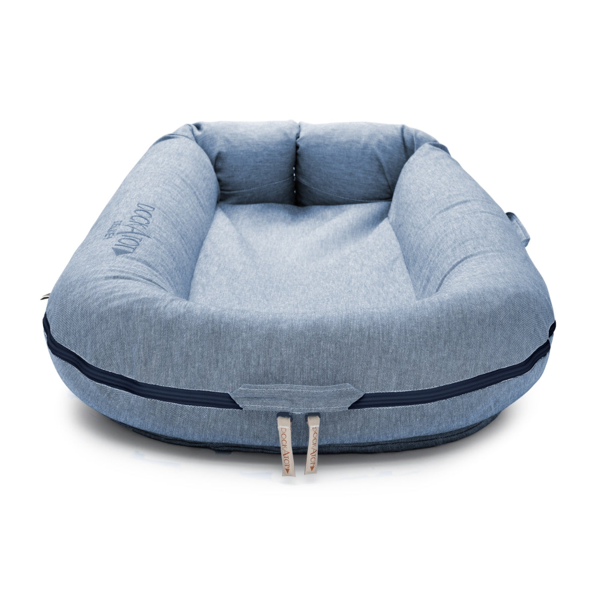 DockATot Deluxe+ Baby Dock – Indigo Chambray
