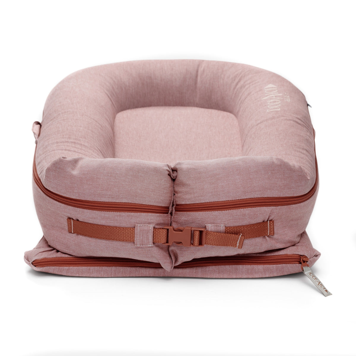 DockATot Deluxe+ Baby Dock – Ginger Chambray
