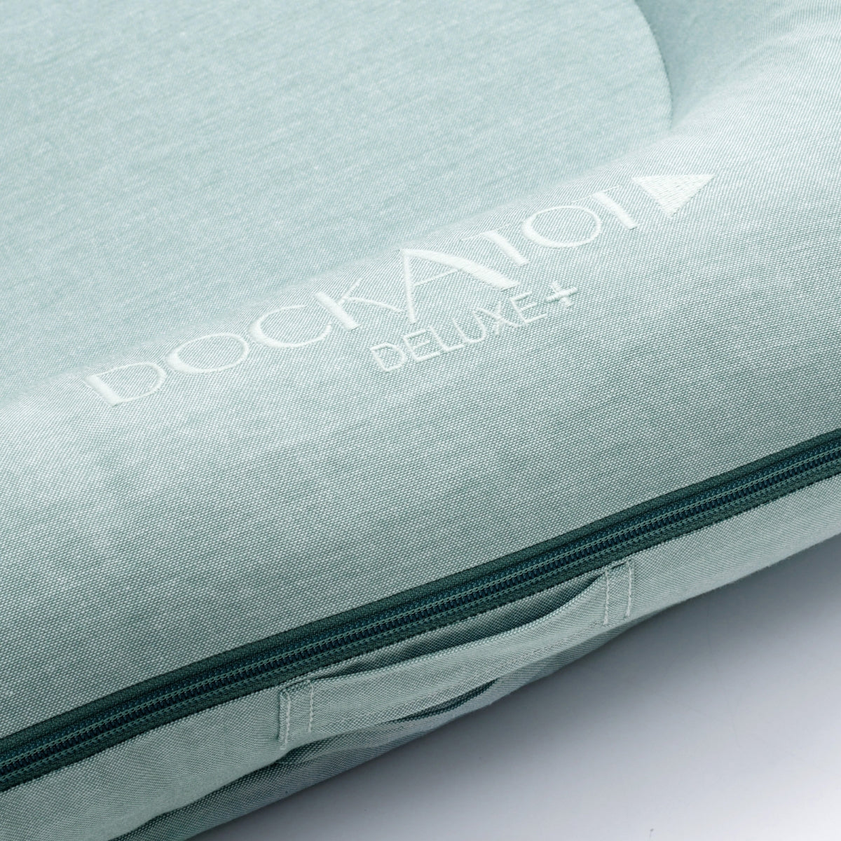 DockATot Deluxe+ Baby Dock – Marine Chambray