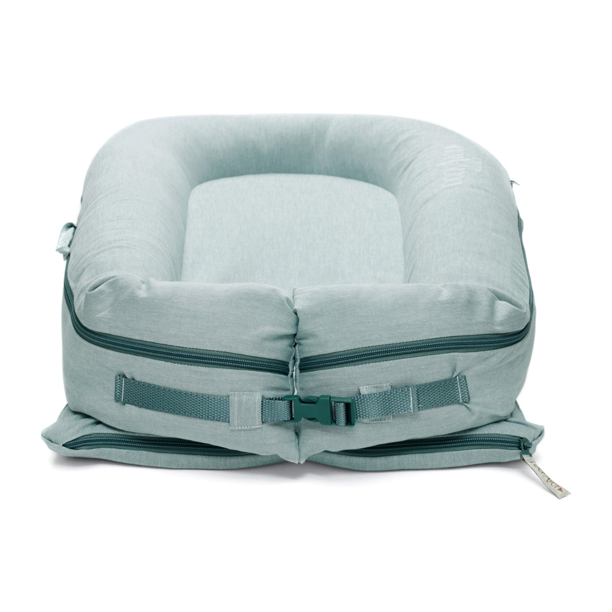 DockATot Deluxe+ Baby Dock – Marine Chambray