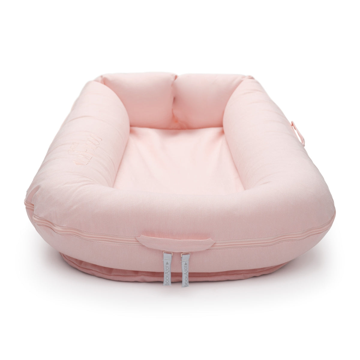 DockATot Deluxe+ Baby Dock –  Pink Blossom Chambray
