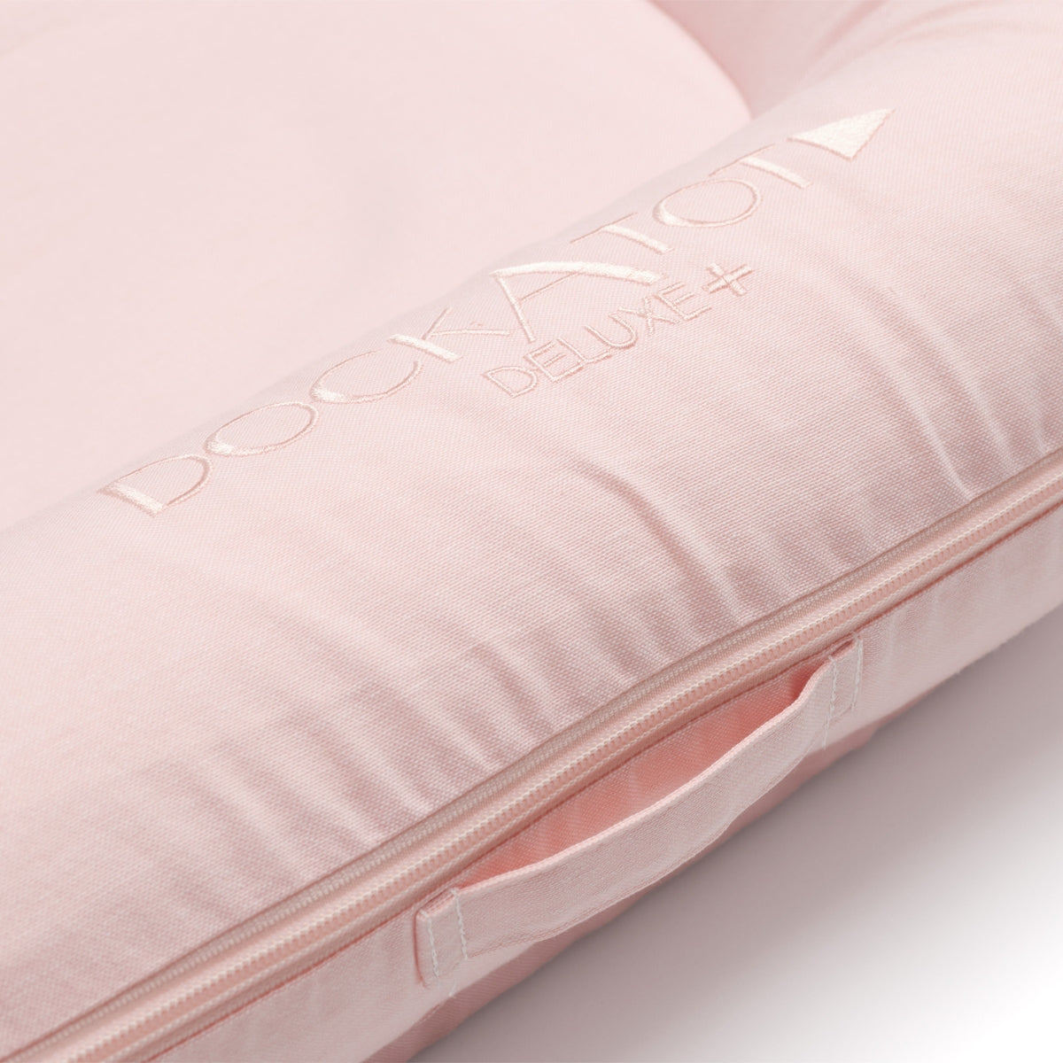 DockATot Deluxe+ Baby Dock –  Pink Blossom Chambray