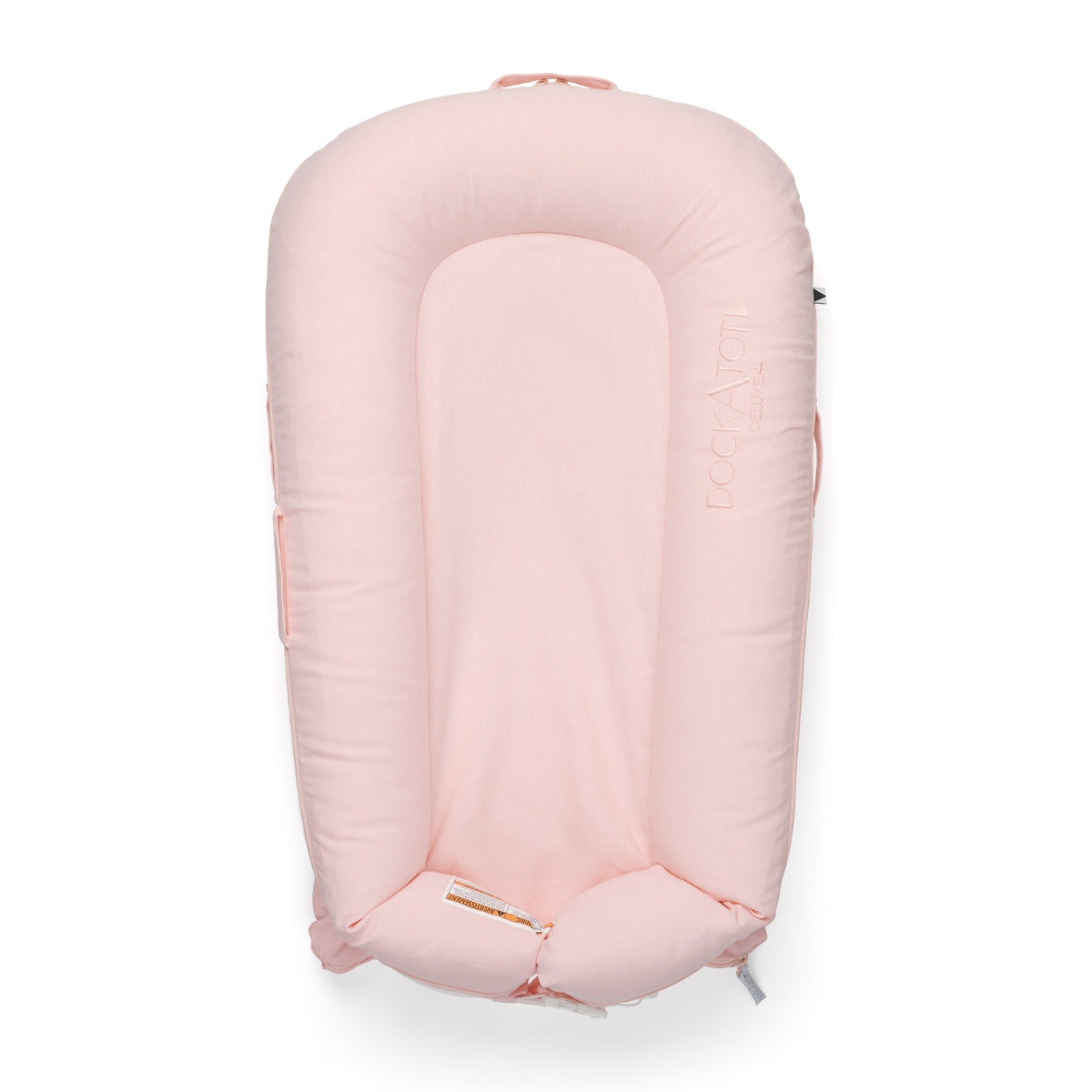 DockATot Deluxe+ Baby Dock –  Pink Blossom Chambray