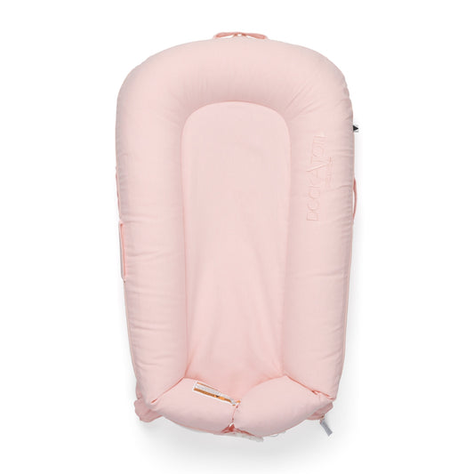 DockATot Deluxe+ Baby Dock –  Pink Blossom Chambray