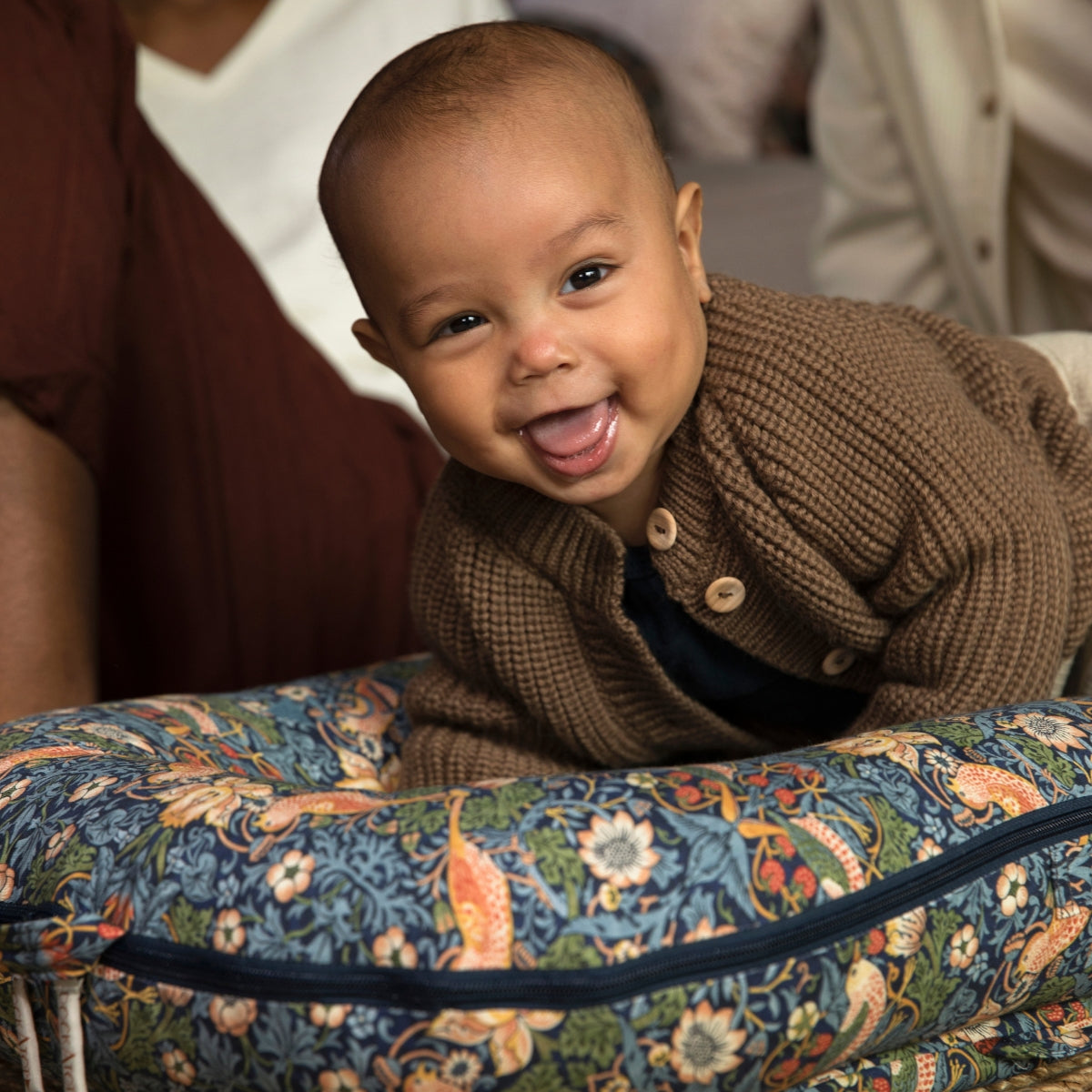DockATot Deluxe+ Baby Dock – William Morris Strawberry Thief