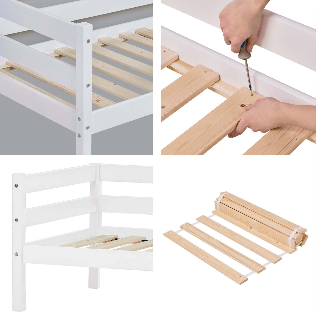 Hoppekids ECO Comfort junior bed 160 x 70cm white