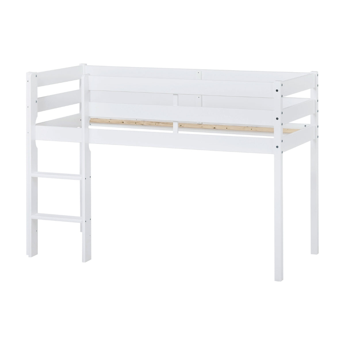 Hoppekids ECO Comfort shorty mid sleeper bed 160 x 70cm white