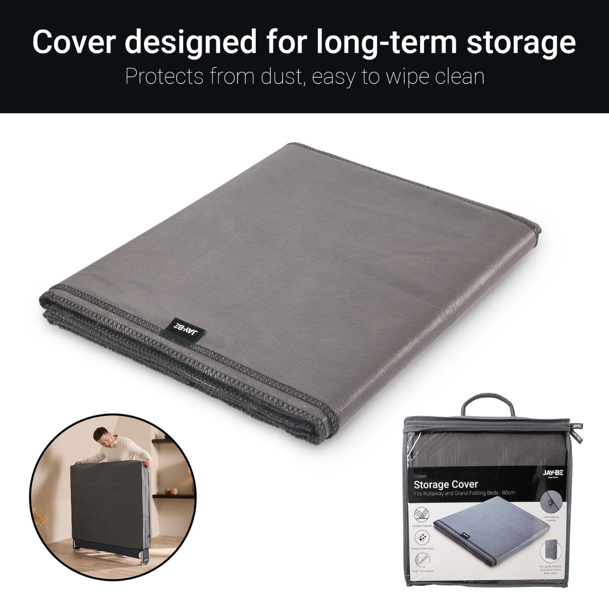 Jay-Be Storage Cover for Mobile & Compact Folding Beds - Single