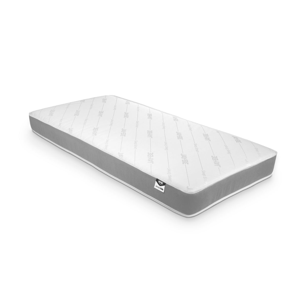 Jay-Be Simply Kids Anti-Allergy Bunk Bed Mattress European Single 90 x 200cm on plain white background