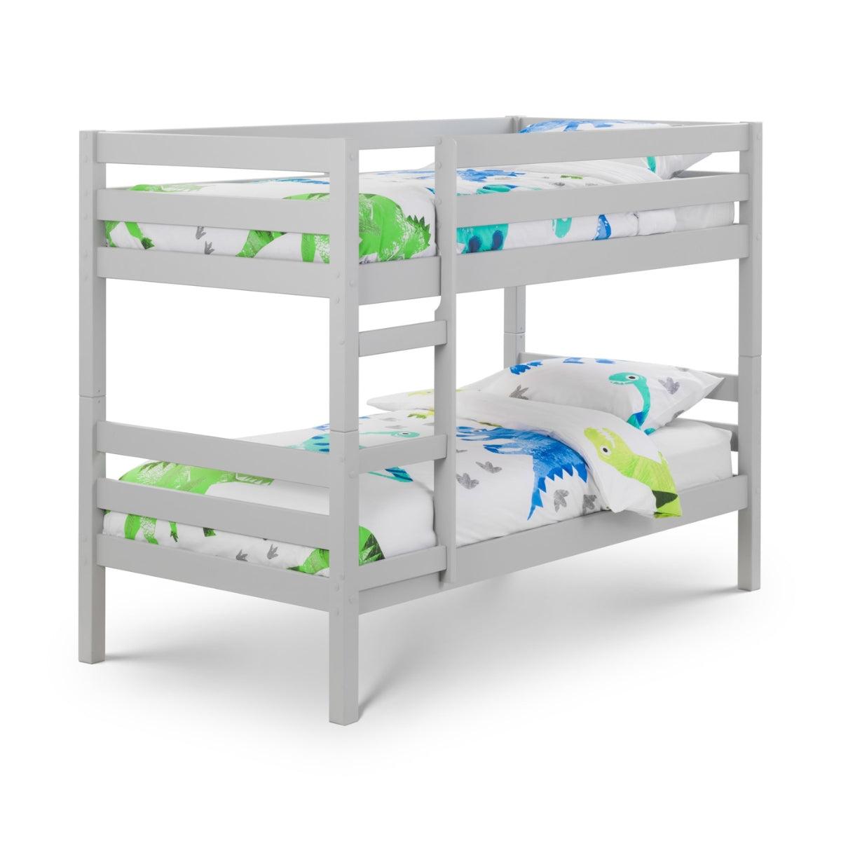 grey Julian Bowen bunk bed on a white background