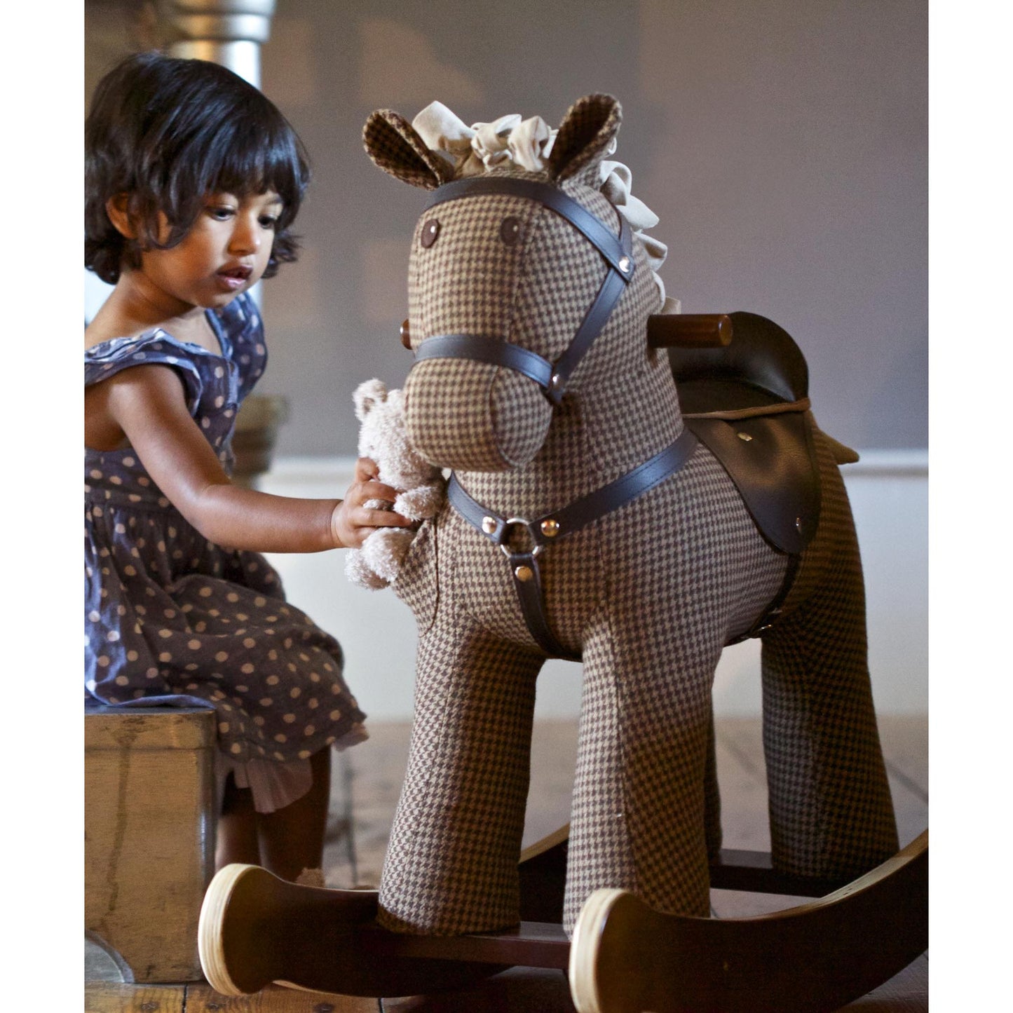 little bird told me chester and fred rocking horse 12m+ with girl