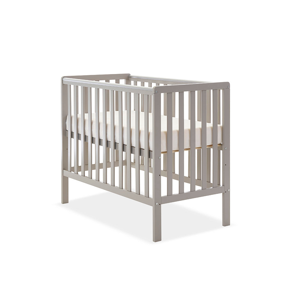 Obaby Bantam Space Saver Cot — Warm Grey