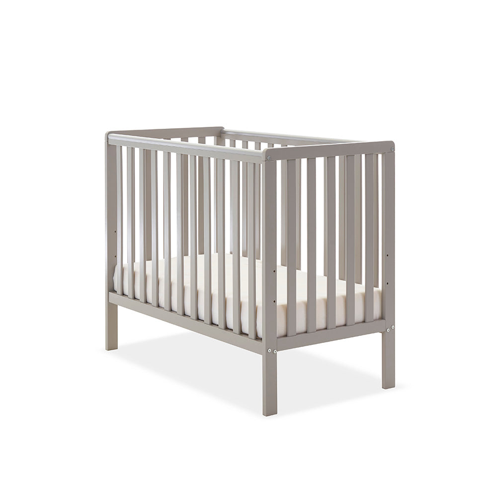 Obaby Bantam Space Saver Cot — Warm Grey